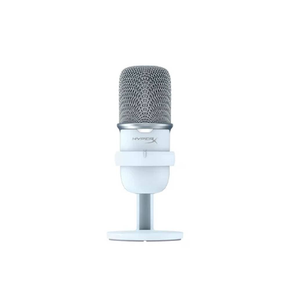 Hyperx Solocast Condenser USB Microphone With Clip Stand - White