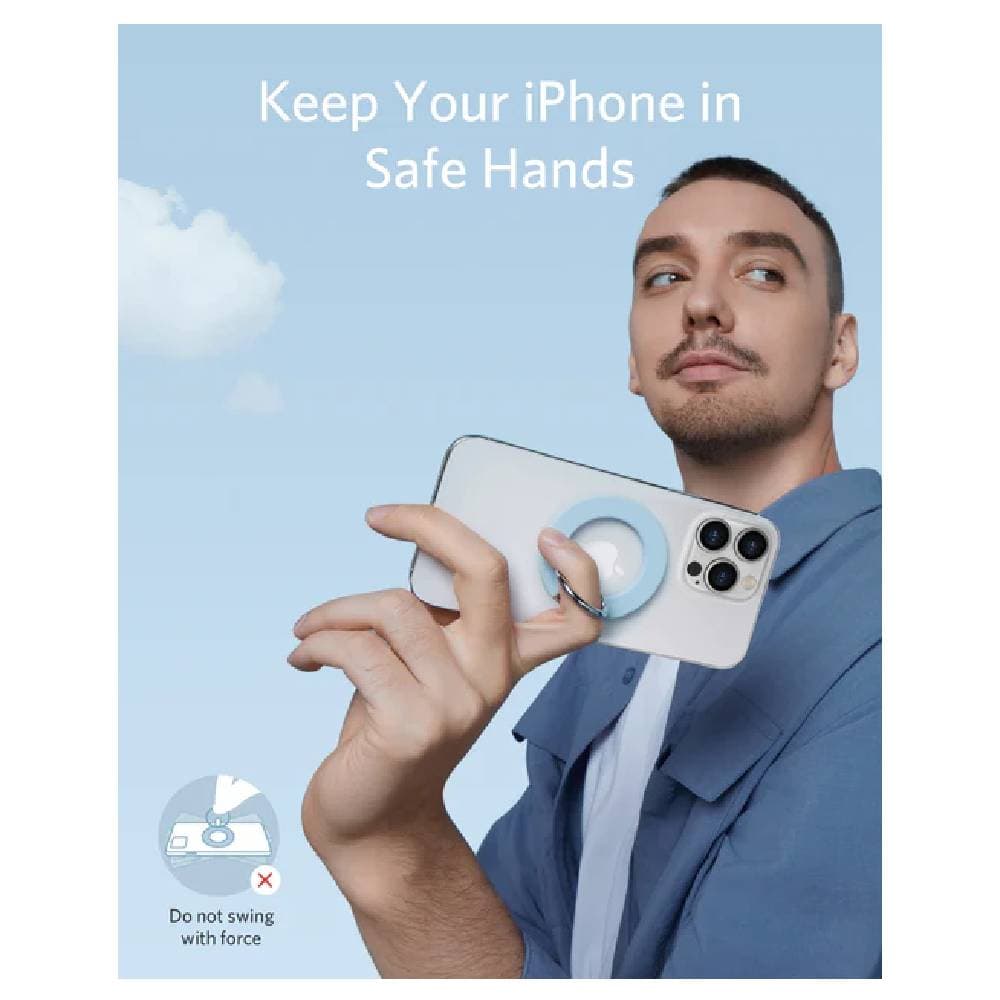 Anker MagSafe 610 Magnetic Grip Mobile Holder - Light Blue