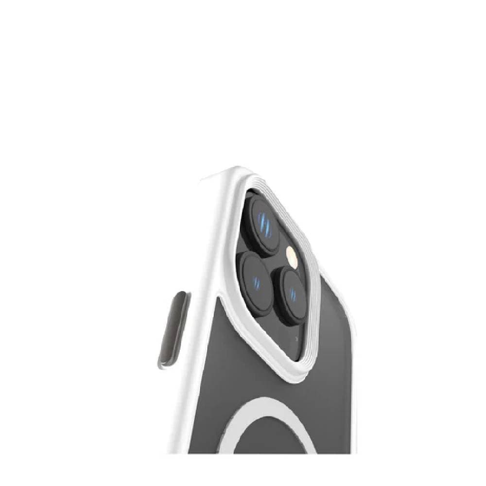 Levelo MagSafe Matte Solo Case For iPhone 16 Pro Max - White