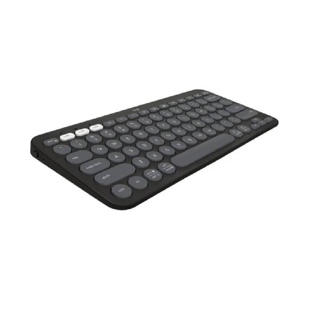 Logitech PEBBLE KEYS 2 K380s Slim, Minimalist Bluetooth Keyboard -Back