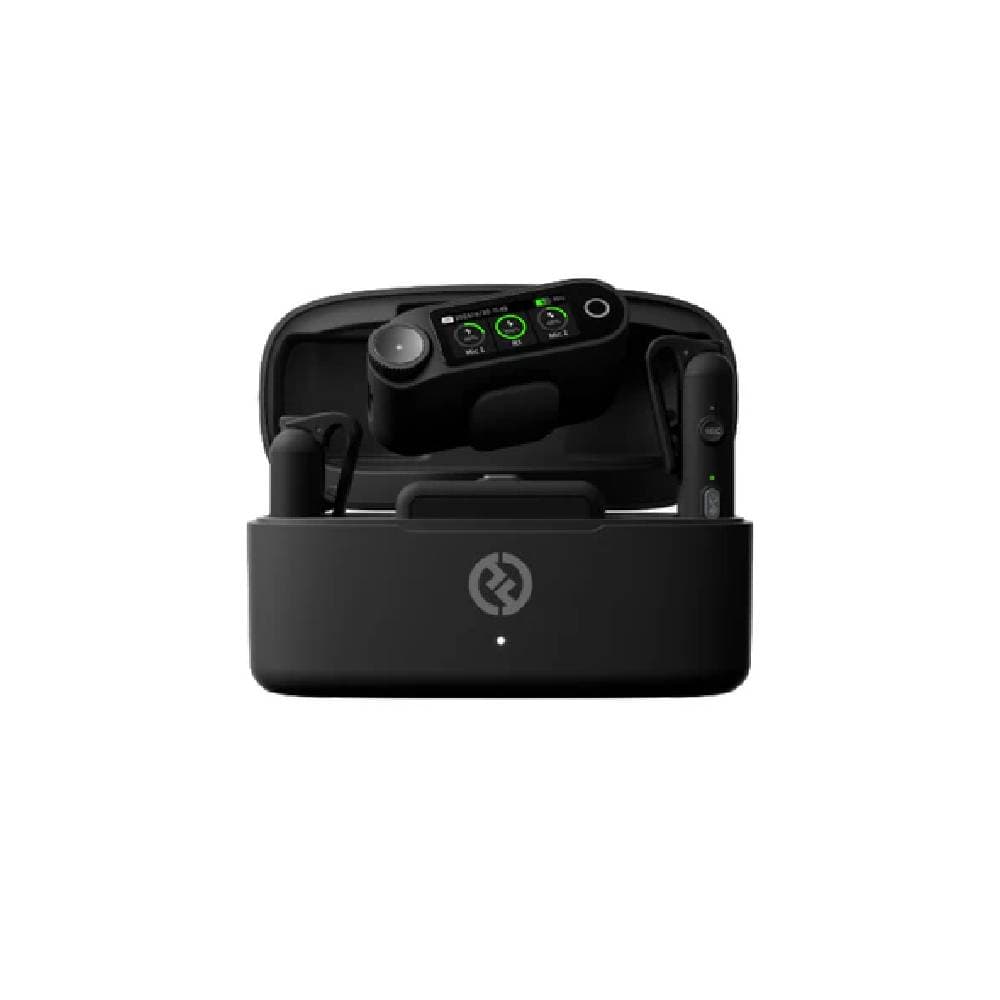 Hollyland LARK MAX 2 Wireless Lavalier Microphone System Ultimate Combo - Black