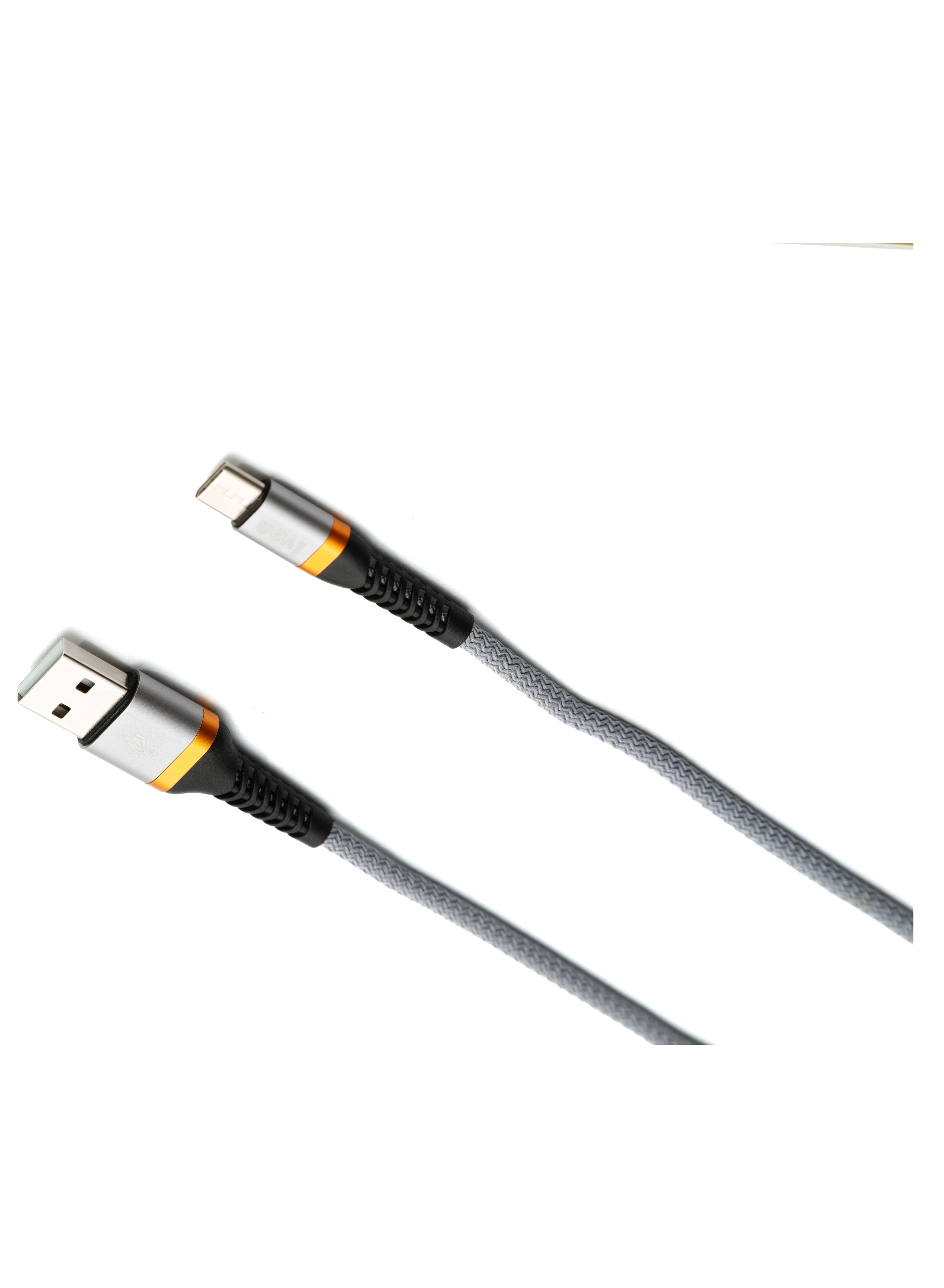 Ivon Kx2106 Type-c Fast Charger & Data Sync Wire Nylon Braid,1.2M - Gray