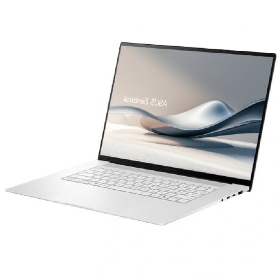 Asus Zenbook S16 UM5606W Laptop, AMD Ryzen™ AI 9 HX 370, 32GB Ram, 2TB SSD, AMD Radeon™ 890M, 16" 3K, Win11 - White
