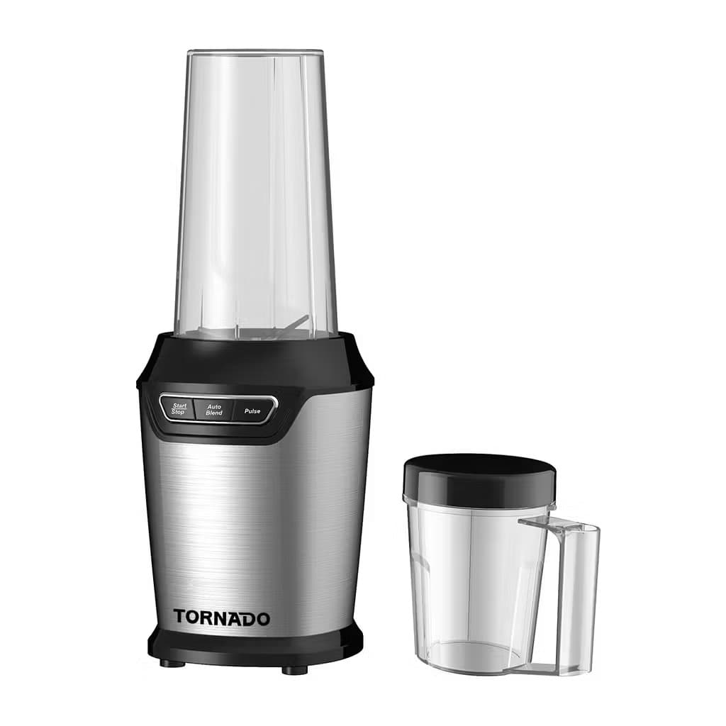 Tornado Blender, 0.75 Liter, Extra 0.5 Liter Jar,1000 Watt - Silver, TBL-1000W
