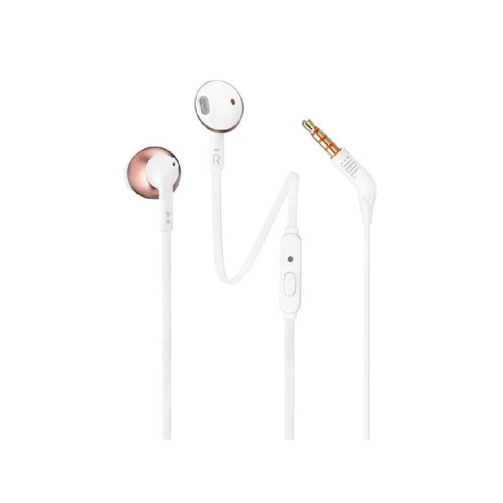 Jbl Tune 205 Wired Earphones, Microphone -Pink