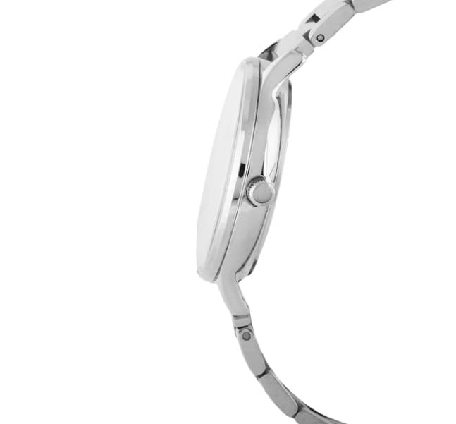 Daniel Klein Analog Dress Watch for Women, Stainless Steel Strap - Silver, DK.1.13243-5