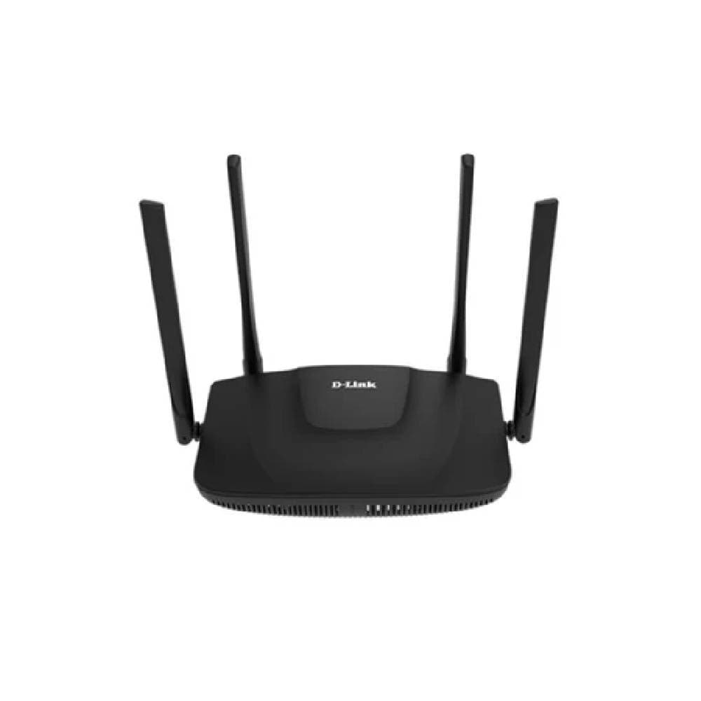 D-Link AC1200, Gigabit Wi-Fi Router 4 Antennas, Dual Band - Black