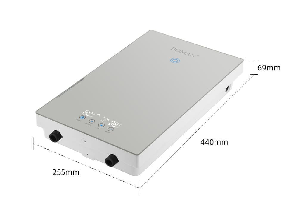 Bowman Instant Electric Water Heater, 12 kW - Light gold, WZL13-Light gold