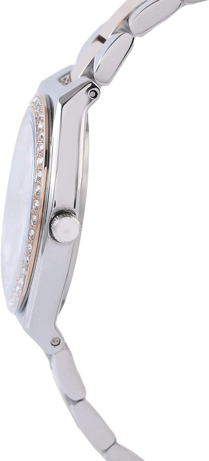 Daniel Klein Analog Casual Watch for Women, Stainless Steel Strap - Silver, DK.1.13040-6