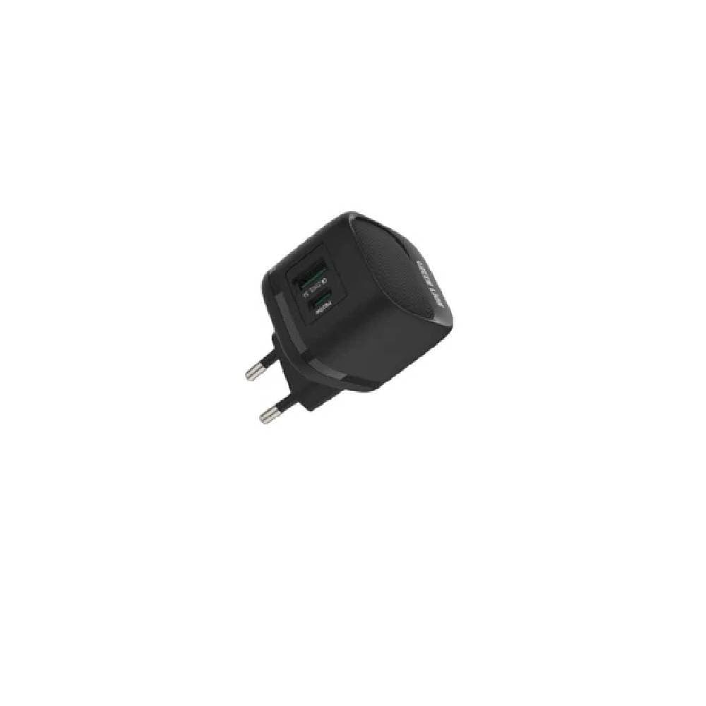 Green Lion Adapter Wall Charger Pd20W+Qc- Black