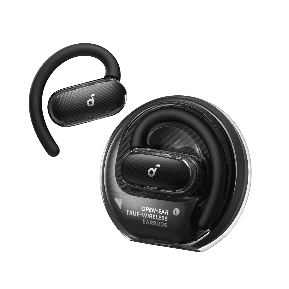 Anker Soundcore V40i Open-Ear Earbuds - A3878H11- Black