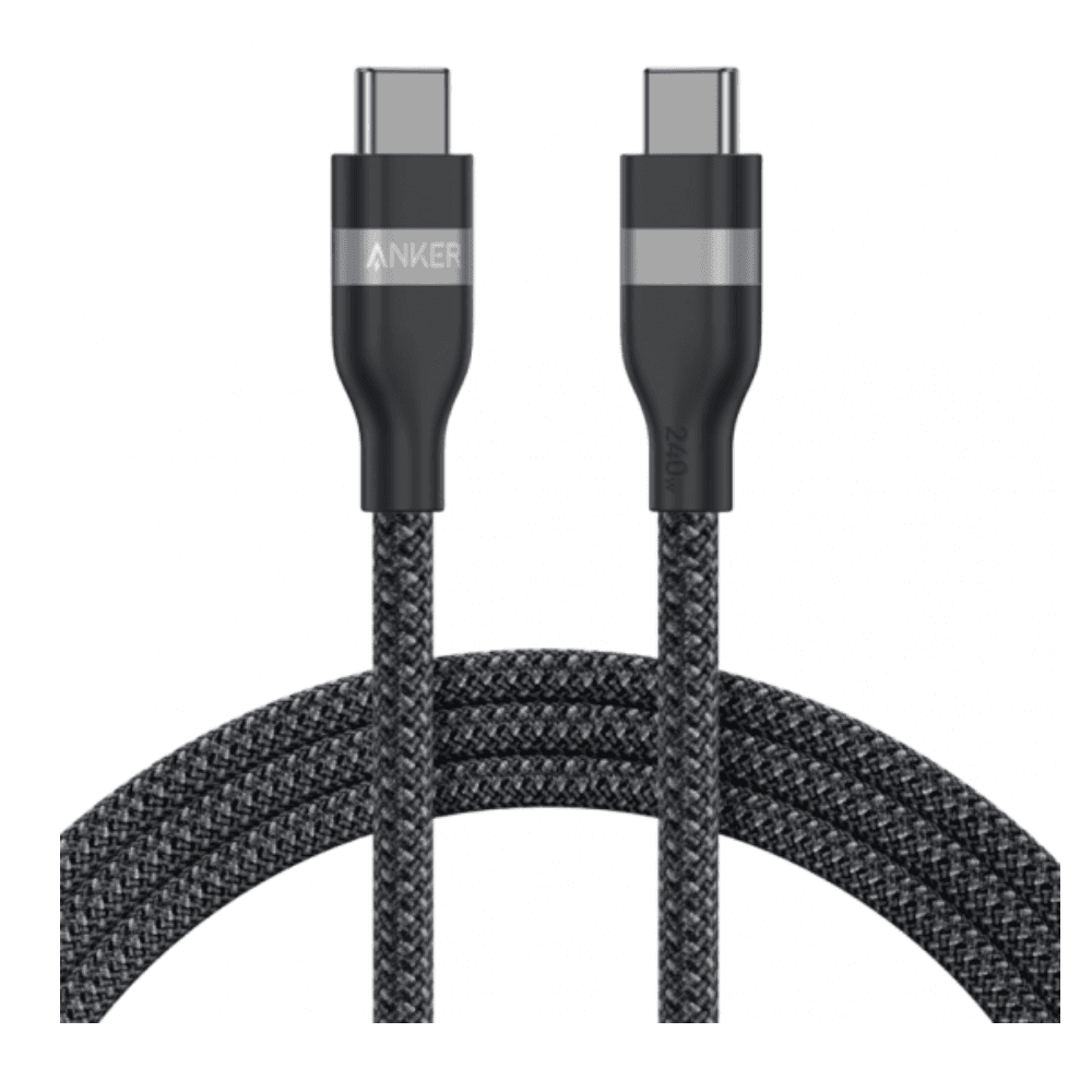 Anker Cable Type-C to Type-C 6ft 240W, A82E2H12 - Black