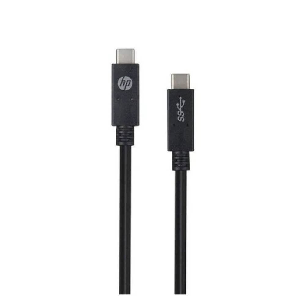 كابل USB إلى Type C اتش بى، 2 متر - أسود