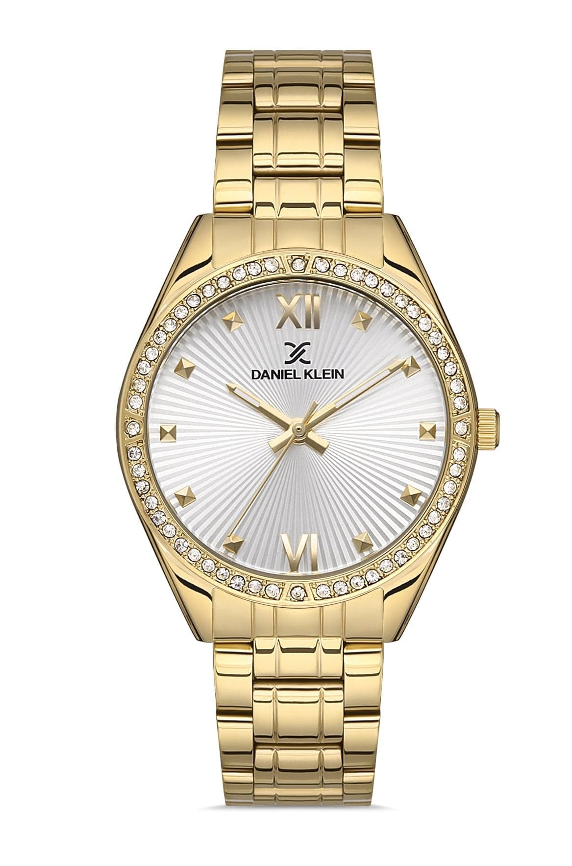Daniel Klein Casual Analog Watch for Women, Stainless Steel Strap - Gold, DK.1.13088-3