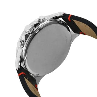 Daniel Klein Analog Watch for Men, Leather Strap - Black, DK.1.13278-1