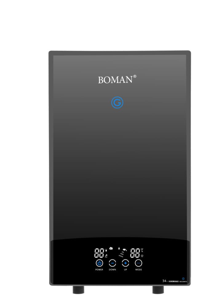 سخان مياه كهربائي فوري بومان، ١٢ كيلو واط - سيلفر ,WZL13-Silver