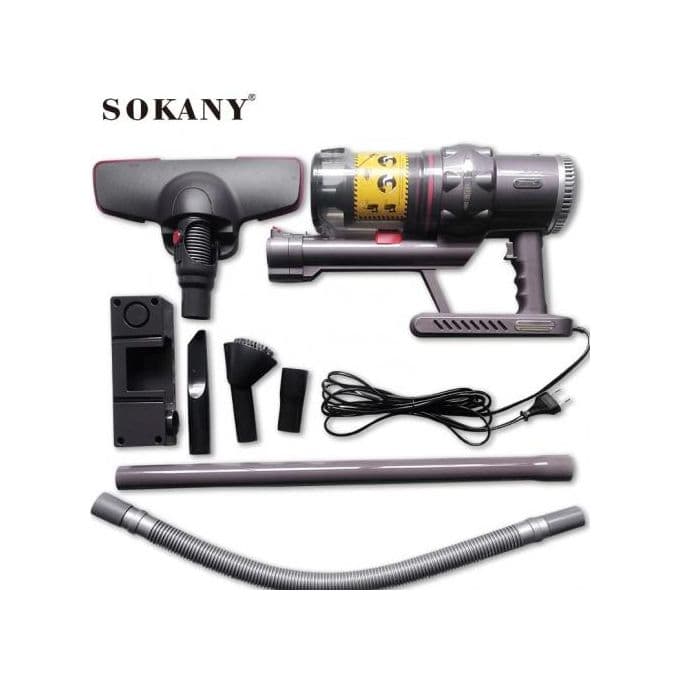 Sokany SK-3378 2000W Vertical Vacuum Cleaner with 1.1L Dust Capacity, Silver