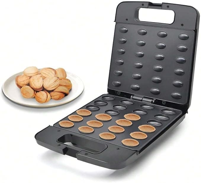 ماكينة صنع كوكيز الجوز الكهربائية سيتي، بقوة 1500 واط - اسود