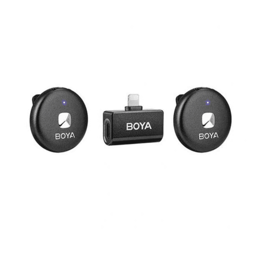 BOYA Wireless Microphone ULTRACOMPACT Lightning Omic-D , 2.4GHZ - Black