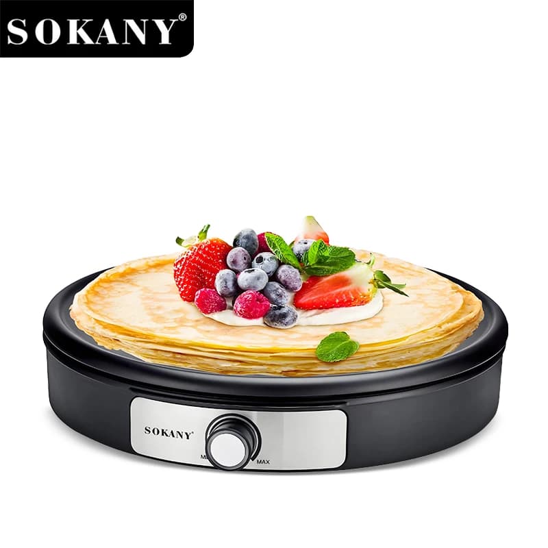 Sokany SK-08131 Black Crepe Maker Machine