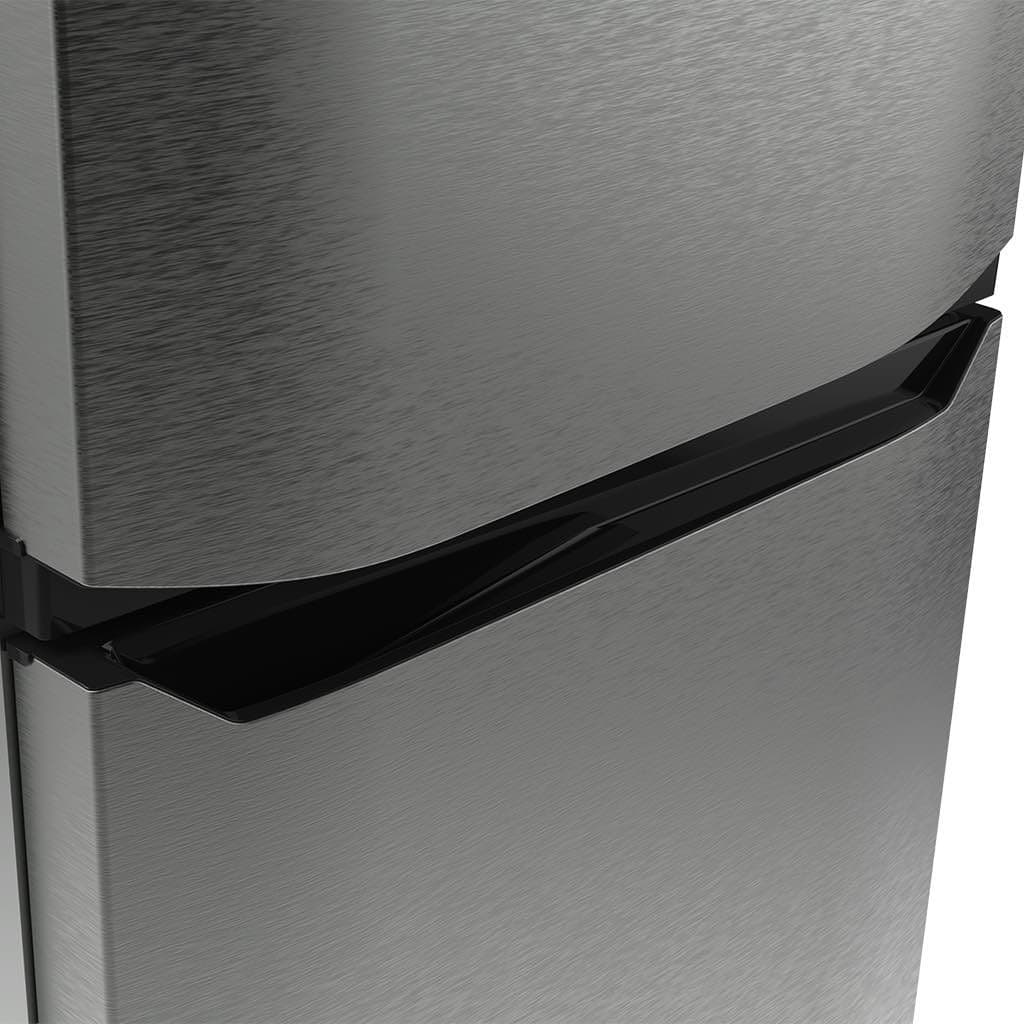Tornado Refrigerator, 3 Doors, 351 Liters, 12.4 Feet, Stainless, RF45FTDST - Dark Silver