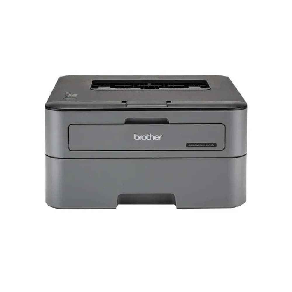 طابعة ليزر أحادية اللون برازر HL-L2320D صغيرة الحجم، شخصية مع خاصية الطباعة على الوجهين - رمادي