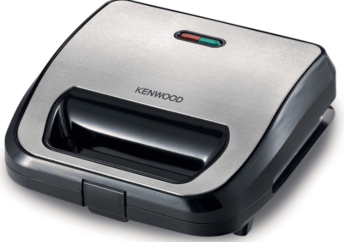 Kenwood 3 in 1 Sandwich Maker, 750 Watts, Black- SMM02