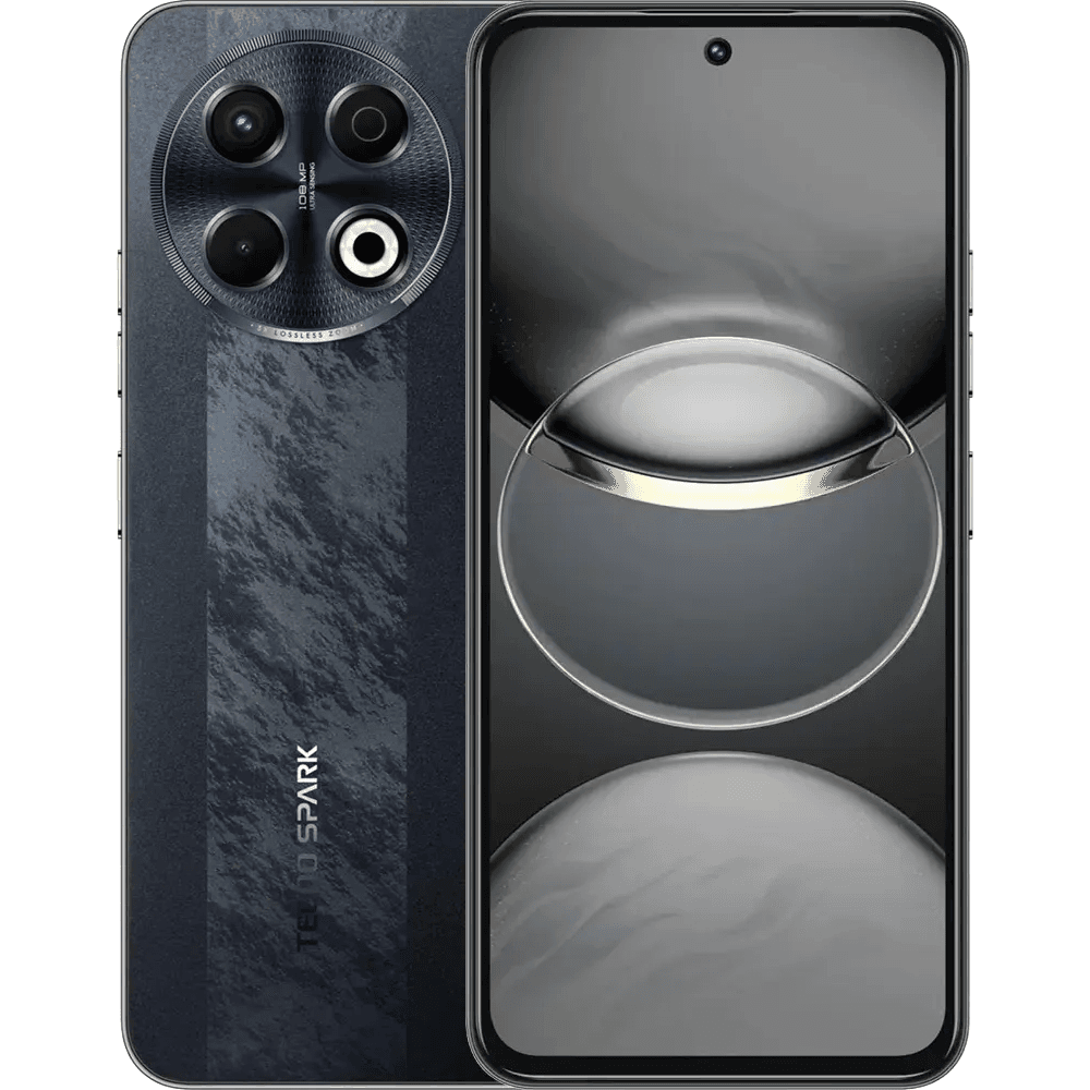 Tecno Spark 30 Pro, 256GB, 8GB RAM, 4G, Obsidian Edge, With 1 year warranty