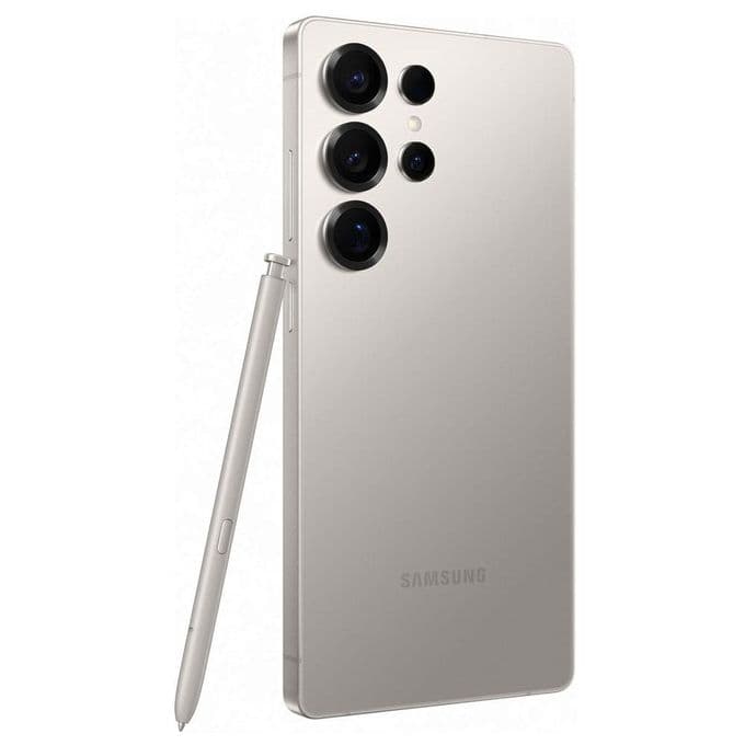 Samsung Galaxy S25 Ultra Dual SIM Mobile Phone, 256 GB, 12 GB Ram, 5G - Titanium Gray (One Year Local Warranty)