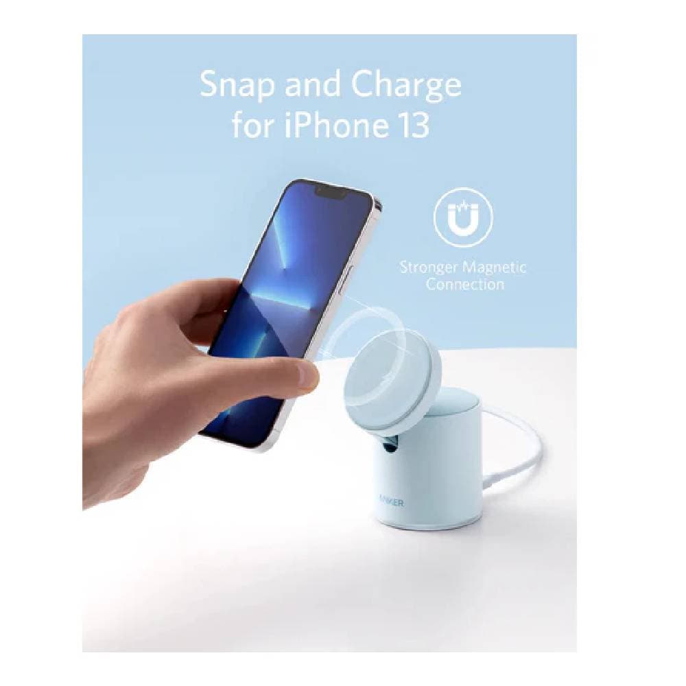 Anker 623 MagGo Wireless Charger, Blue