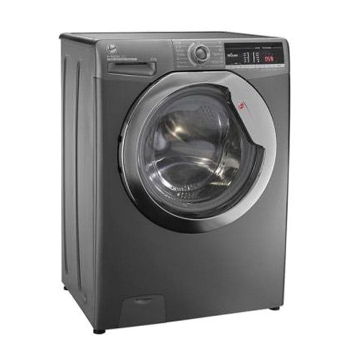 Hoover Washing Machine 8Kg Fully Automatic - Silver - H3WS383TAC3R-ELA