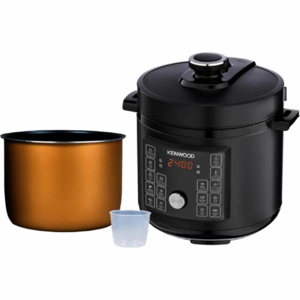Kenwood Electric Pressure Cooker, 6 Liters, 1000 Watt, PCM90.000BK - Black