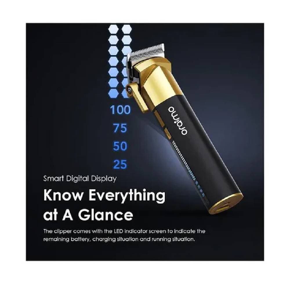Oraimo Shaver, Digital Display, 5 Blades- Black