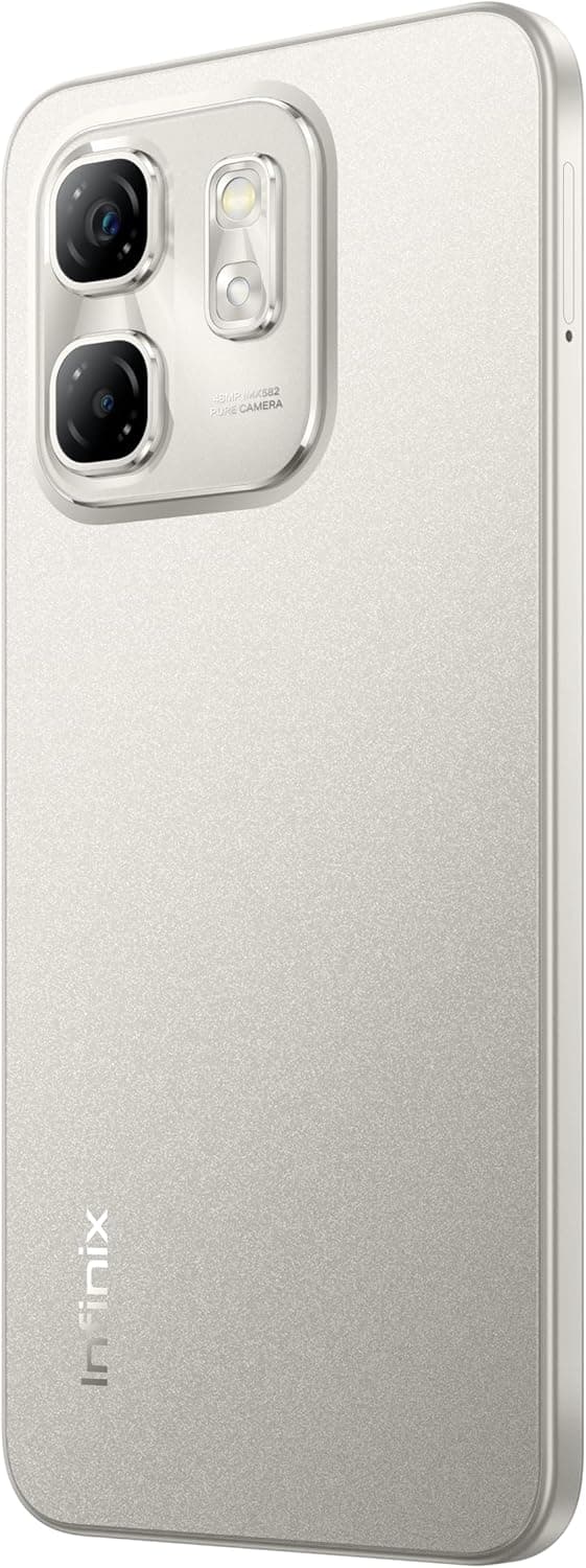 Infinix Hot 50i Dual SIM, 128GB, 6GB RAM, 4G LTE - Titanium Grey (Local Warranty)