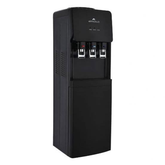 Armadillo Water Dispenser 3-Tap With Container ARM-WDS -CAB-BK-0000 - Black ( Water bottle on top )