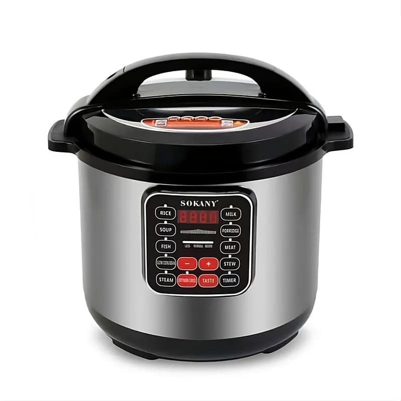 Sokany | Pressure Cooker, 11 Liter, 1600 Watt - Black Gray, Sk-2405