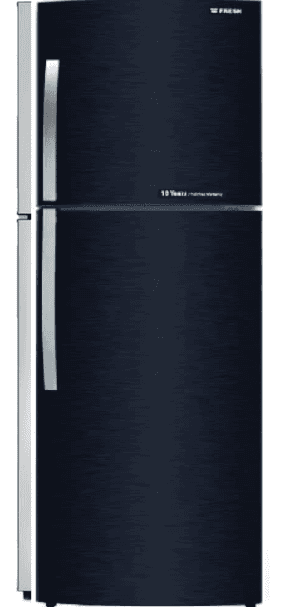 Fresh Refrigerator Mechanical 397 Liter 2 Doors - Black - FNT-B470KB-19733