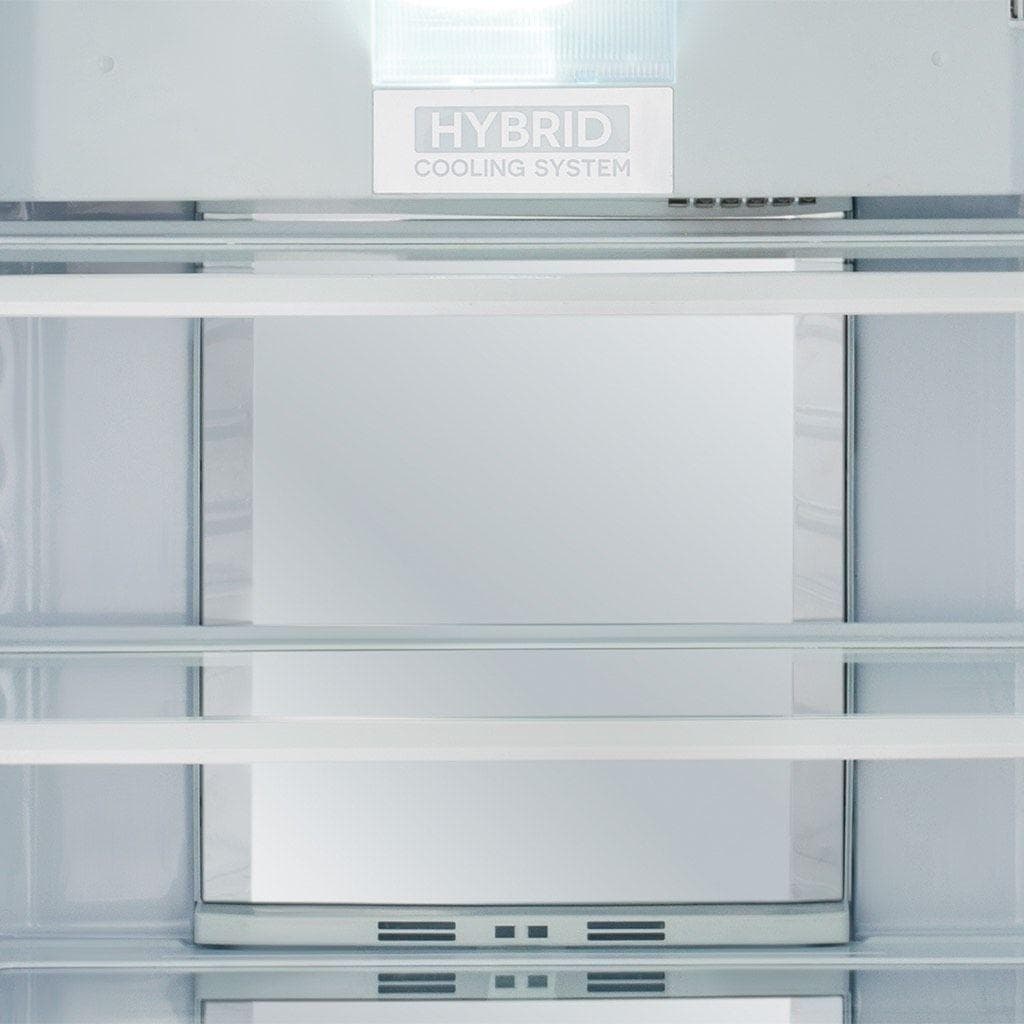 SHARP Refrigerator, Inverter No Frost, 396 Liter - Silver, SJ-GV48G-SL
