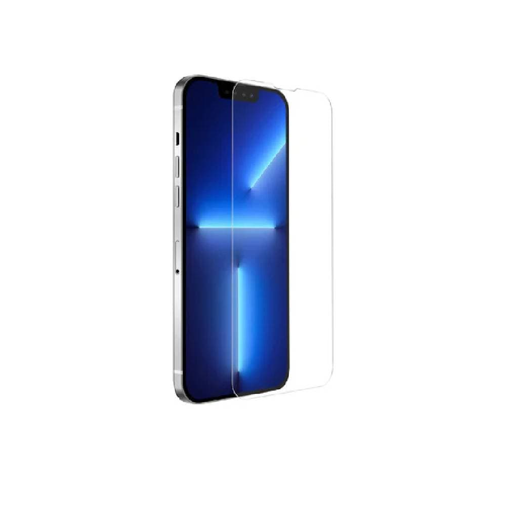 واقي شاشة ذكي شفاف بايكرون لهاتف iPhone 13/13 Pro مع صينية تركيب سهلة - شفاف