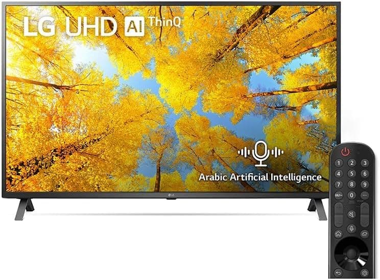 LG 65-inch LED TV, 4K UHD 65UR801COLJ - Black