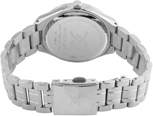 Daniel Klein Dress Watch for Women, Analog, Stainless Band - Silver, DK.1.13256-5