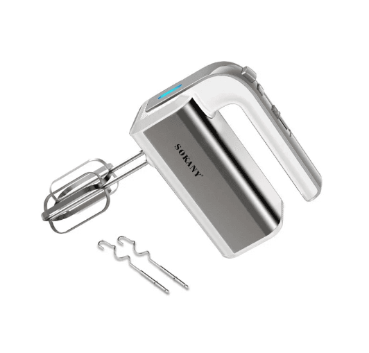 Sokany Egg Beater, 800 Watts - White