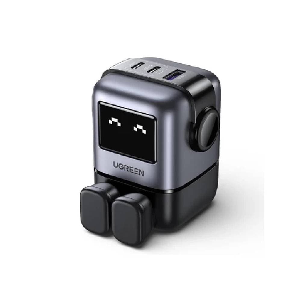 Ugreen Nexode RG 65W 3-Port Robot Gan Fast Charger - Black