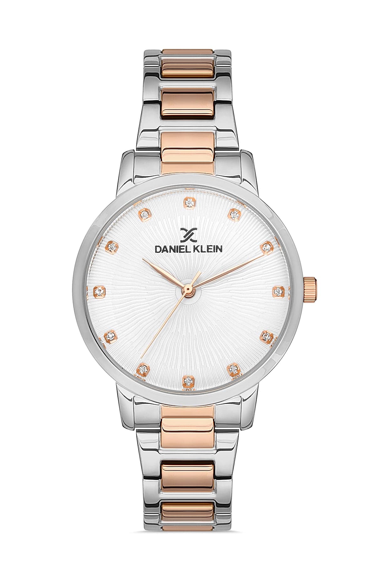 Daniel Klein Analog Casual Watch for Women, 33 mm, Stainless Steel Strap - Silver, DK.1.13037-4