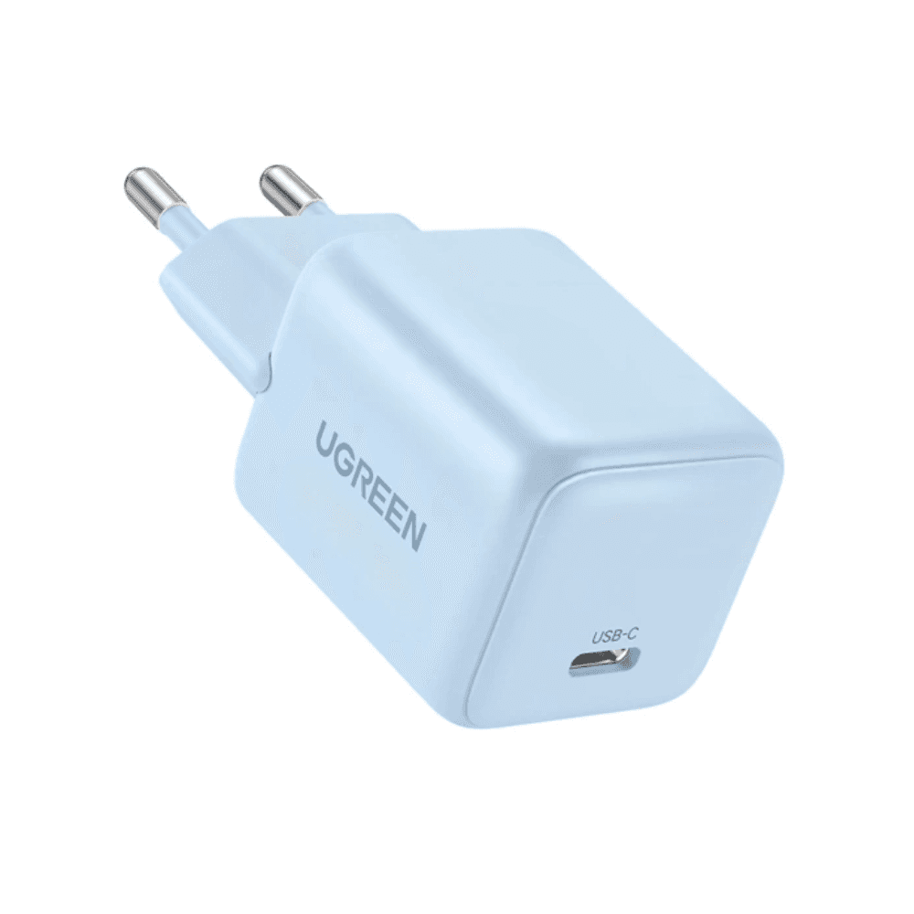 Ugreen Charger home Adapetr 20W USB-C Fast Charger GAN X512 - Blue