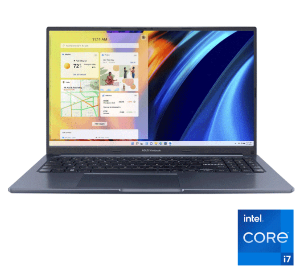 ASUS Vivo book 15 X1504VA-NJ1007 Laptop - Intel Coreâ„¢ i7-1355U - 16GB - 512GB SSD - Intel Iris Xe Graphics - 15.6'' FHD - Quiet Blue
