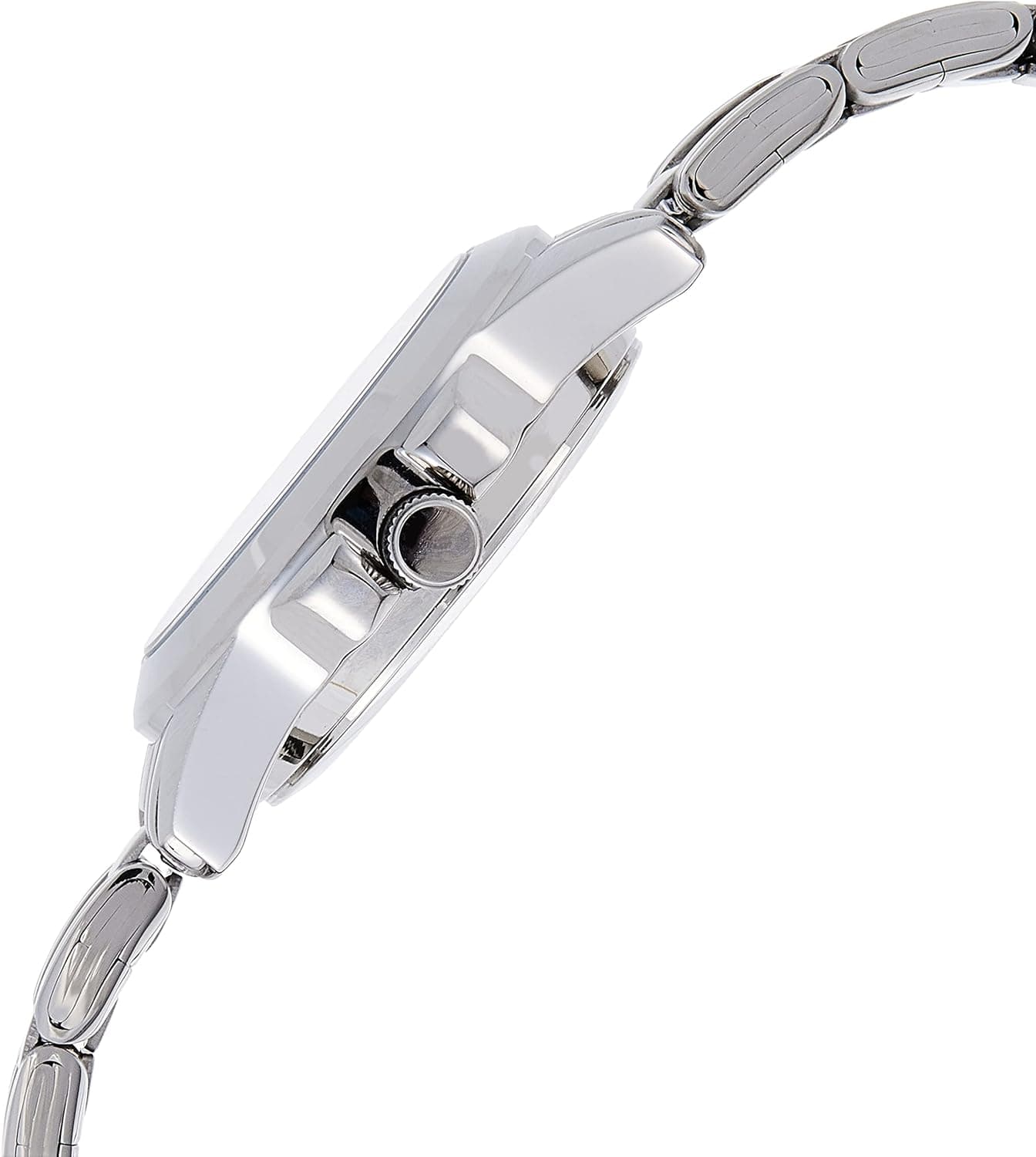 Casio Analog Casual Watch for Women, Stainless Steel Strap - Silver Blue, LTP-1215A-2ADF