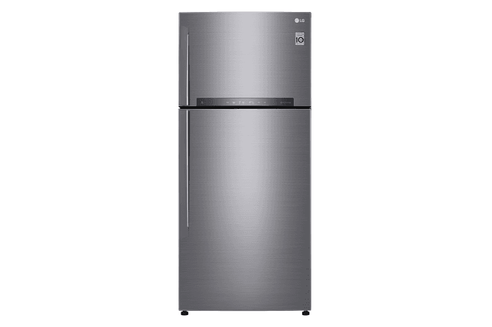 LG No Frost Refrigerator, 2 Doors, 506 Liters, Inverter, GN-H722HFHL - Silver