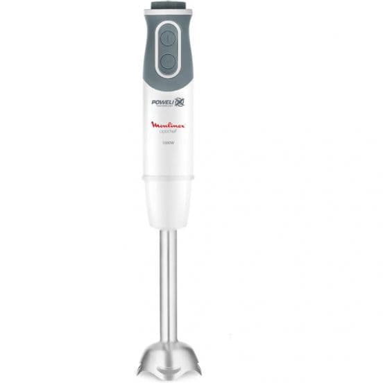 Moulinex Optichef Hand Blender with Attachments, 800 ml Beaker, 1000 Watts, White - DD6551EG