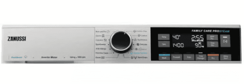 Zanussi I Automatic Washing Machine, Front Load, 10 kg, with Dryer 6 kg - Silver, ZWD11683NS